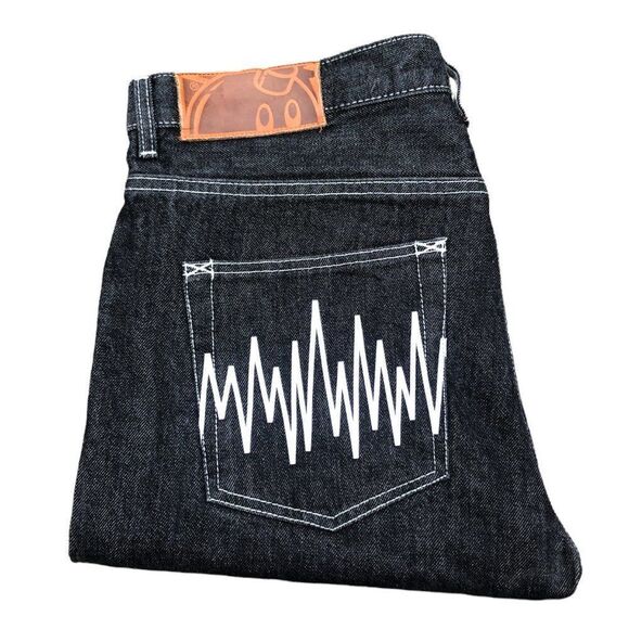 THE Hundreds Embroidered Jeans Size 34 - Picture 1 of 9